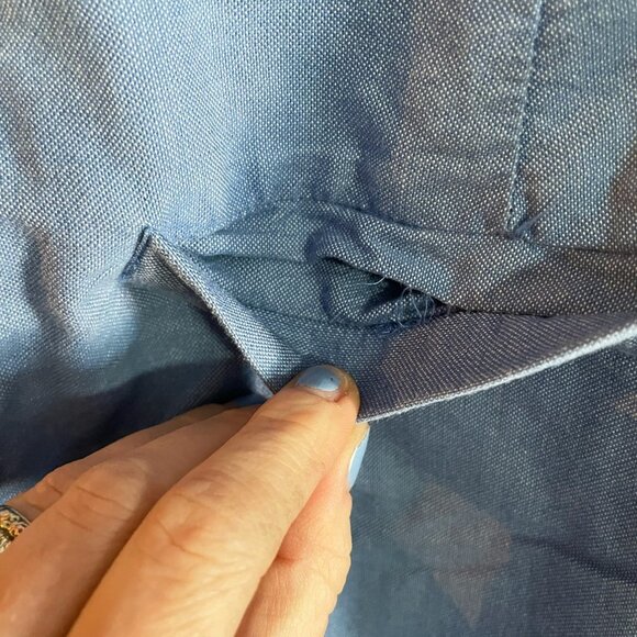 NWOT Kowtow Exclusive Edition Pants Blue 100% Cotton XS - Picture 10 of 14